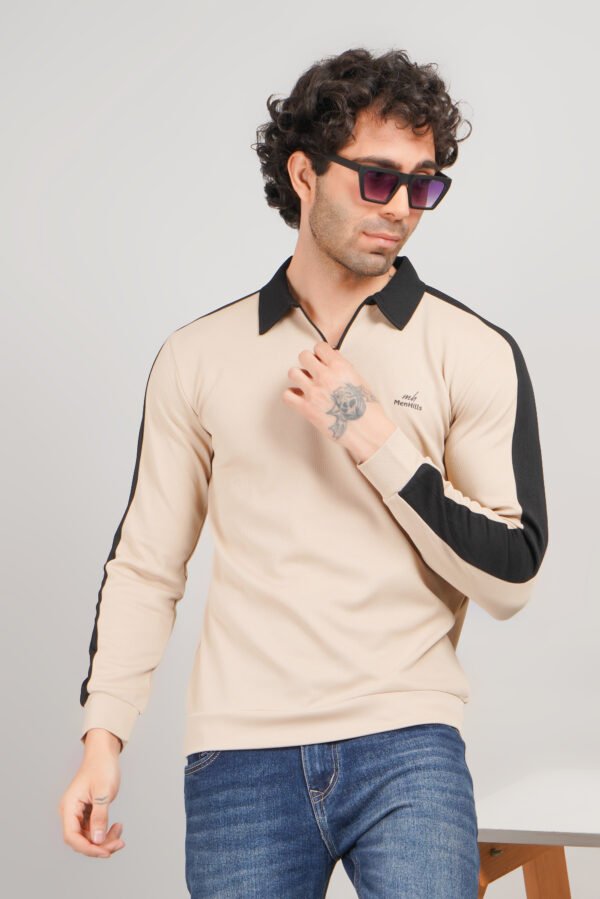 Men's Polo T-Shirt Full Sleeves Regular Fit - Image 2