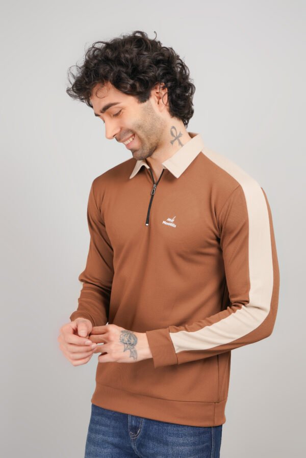 Men's Polo T-Shirt Full Sleeves - Image 3
