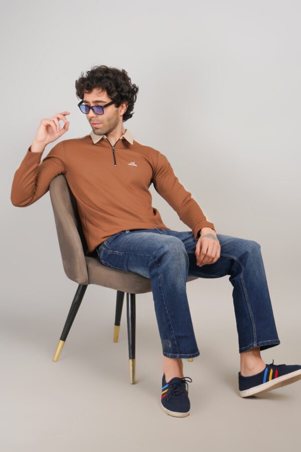 Men's Polo T-Shirt Full Sleeves - Image 2