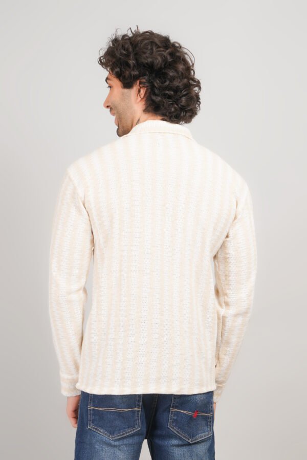 Men's Full Sleeves Funky Net Shirt - Image 4