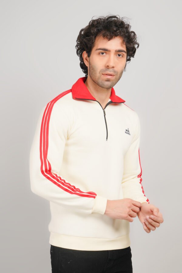 MENHILLS Men's Polo Full Sleeves Regular Fit Winter Chain Collar T-Shirt - Image 3
