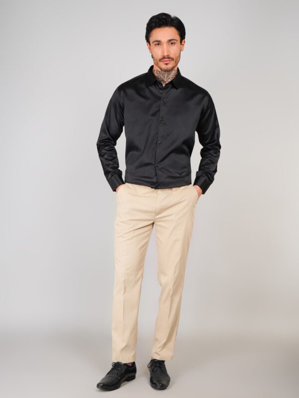 Menhills Party Wear Satin Shirt - Image 3