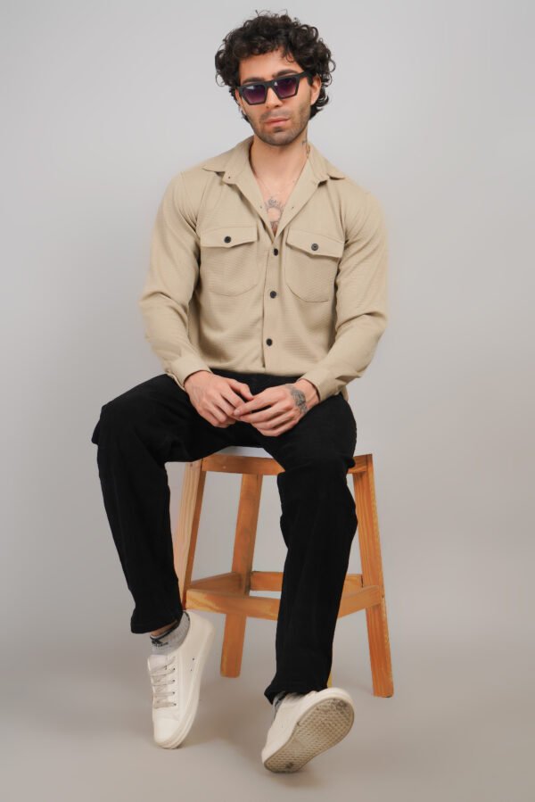 Menhills Double Pocket Popcorn Shirt - Image 2