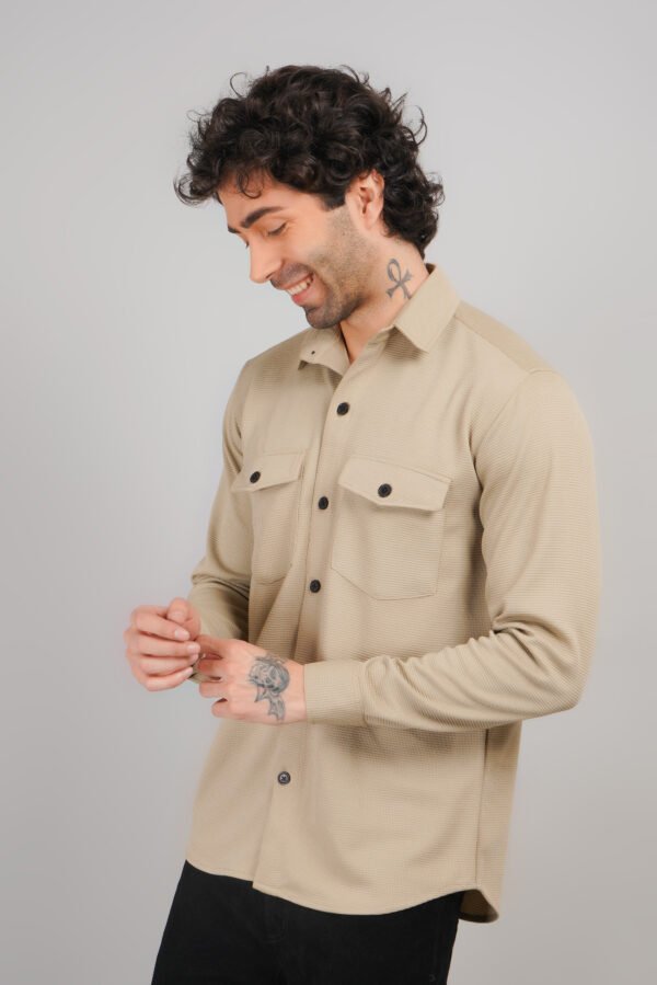 Menhills Double Pocket Popcorn Shirt - Image 3
