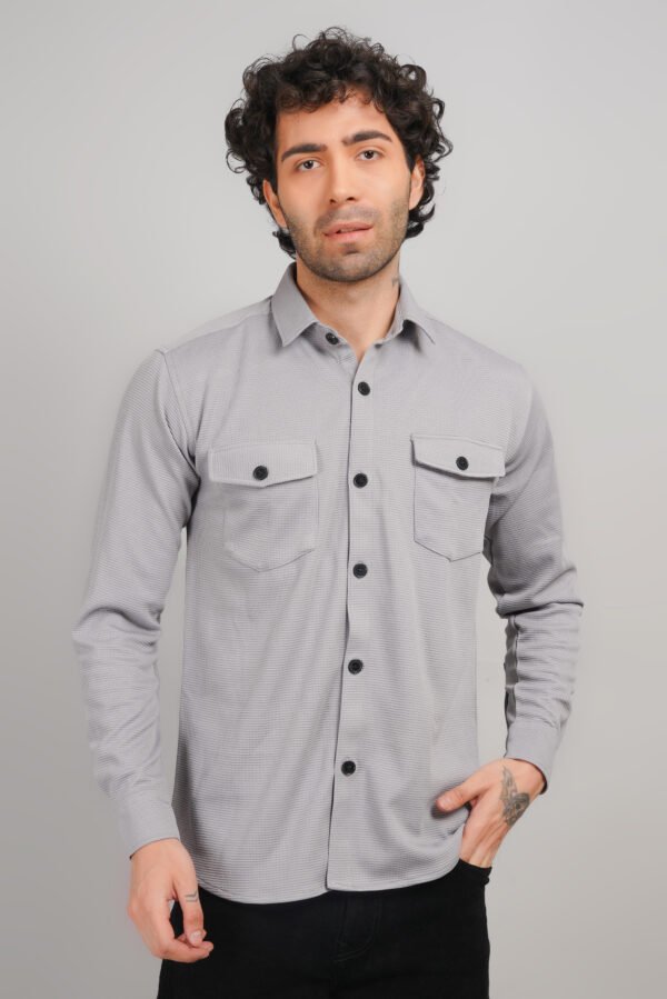 Menhills Double Pocket Popcorn Shirt