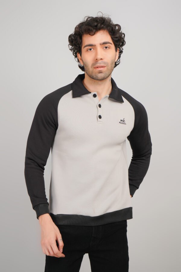 Menhills Winter Button Collar T-Shirt