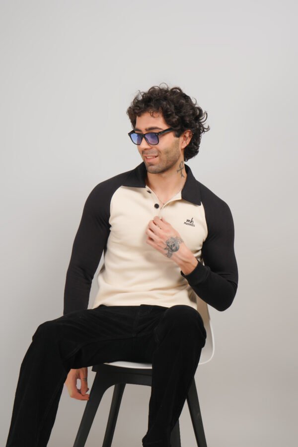 Menhills Winter Button Collar T-Shirt - Image 4