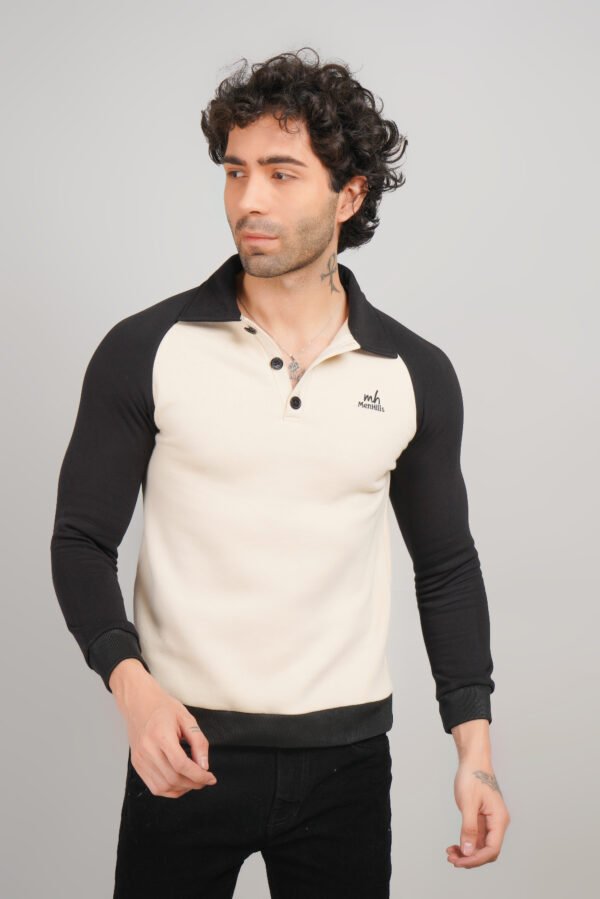 Menhills Winter Button Collar T-Shirt