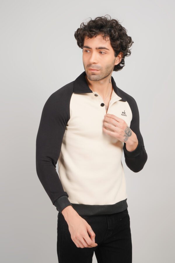 Menhills Winter Button Collar T-Shirt - Image 2