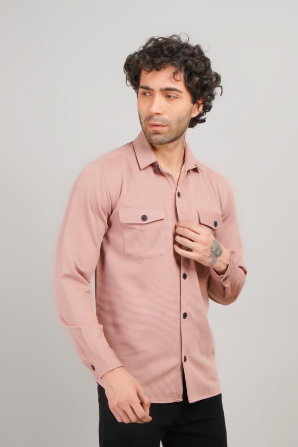 Menhills Double Pocket Popcorn Shirt - Image 3