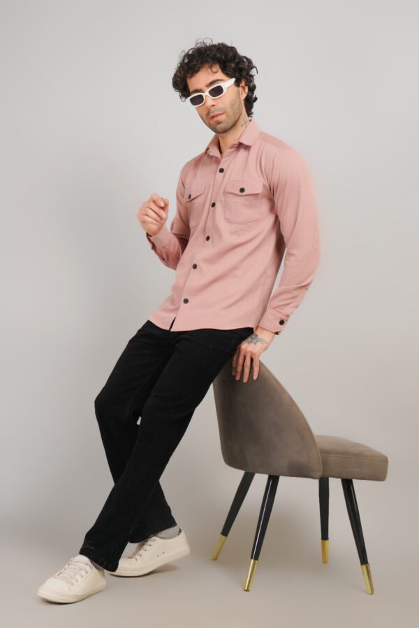 Menhills Double Pocket Popcorn Shirt - Image 2