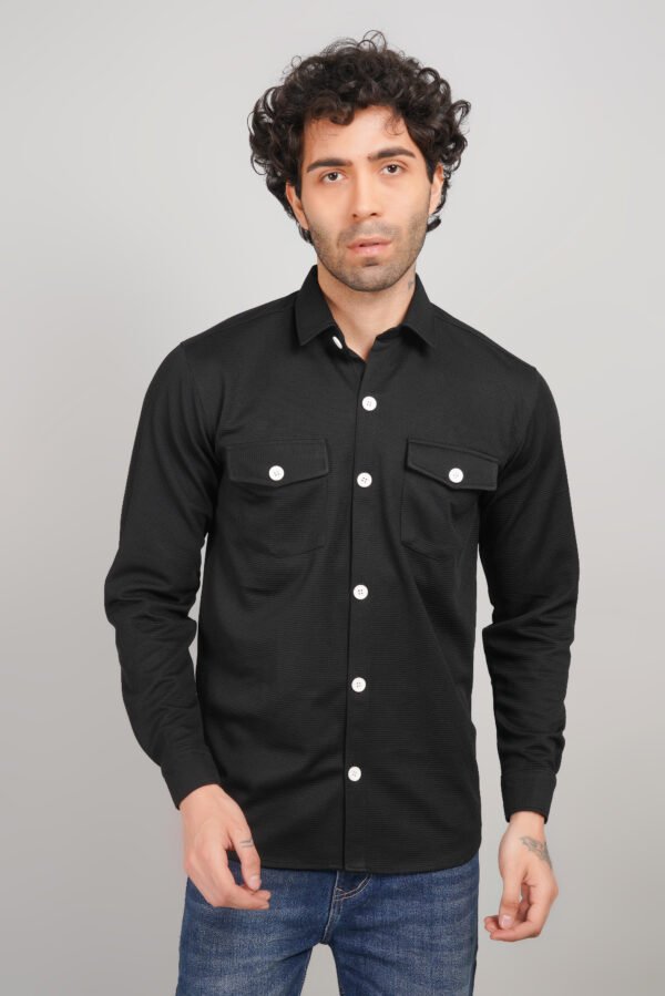Menhills Double Pocket Popcorn Shirt
