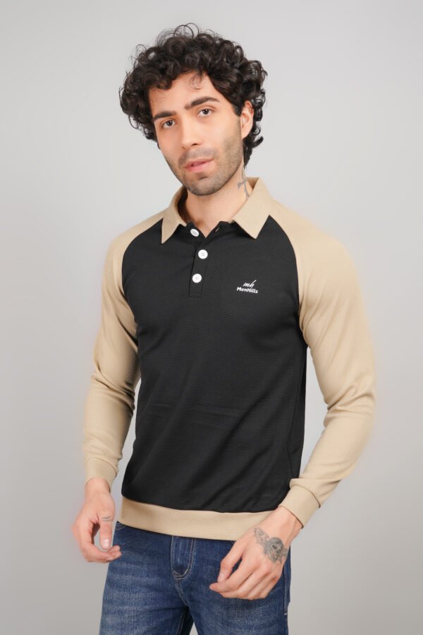 Menhills Full Shleeve Collar Tshirts - Image 3