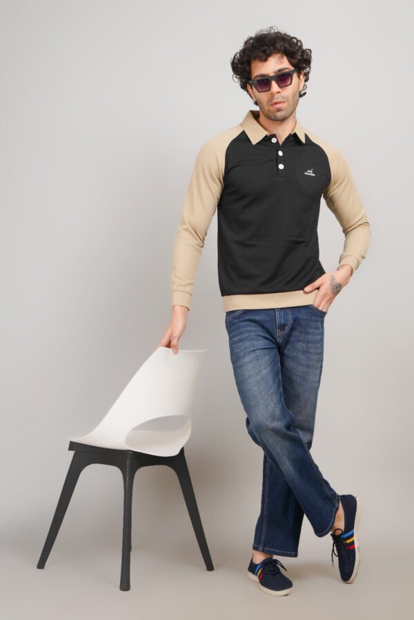 Menhills Full Shleeve Collar Tshirts