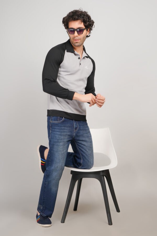 Menhills Full Shleeve Collar Tshirts - Image 3
