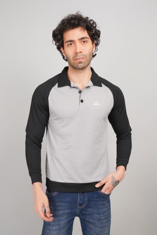 Menhills Full Shleeve Collar Tshirts