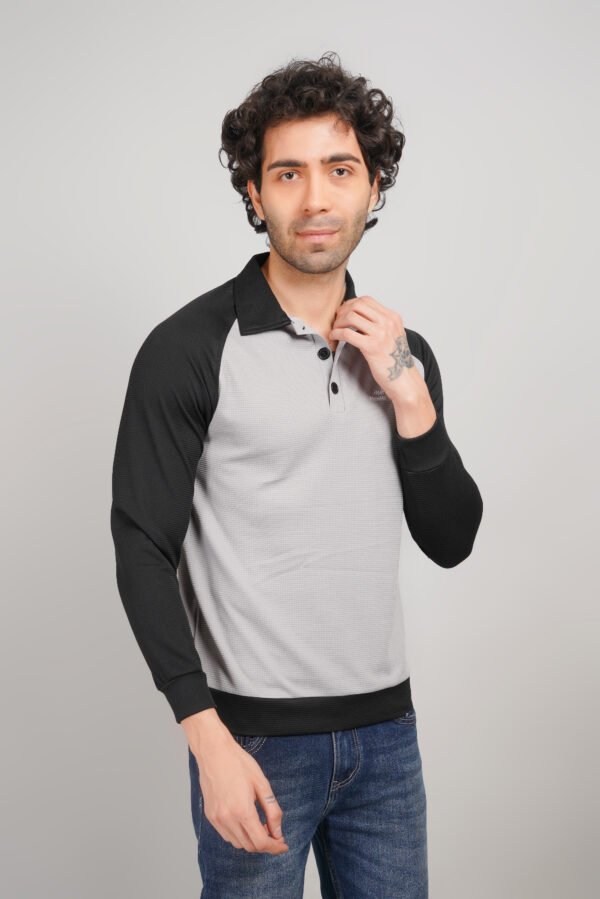 Menhills Full Shleeve Collar Tshirts - Image 3
