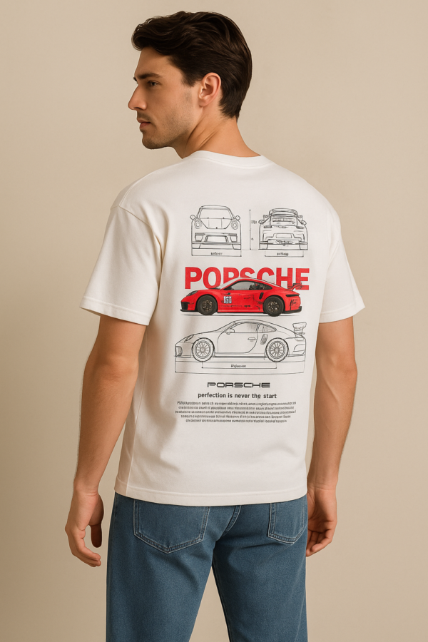 Menhills,Down Shoulder Printed Tshirt