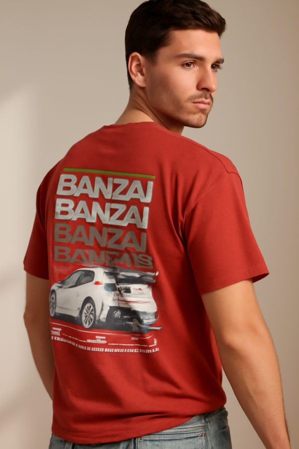 Menhills,Down Shoulder Printed Tshirt
