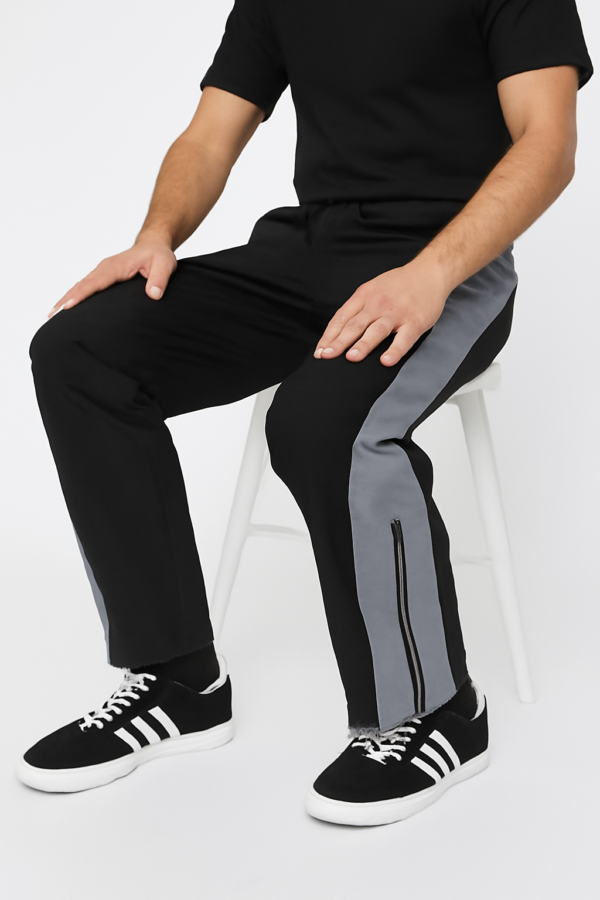 MENHILLS,"Two-Tone Zip Hem Track Pants