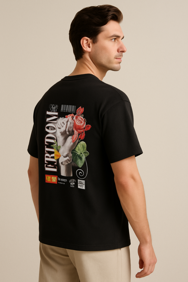 Menhills,Down Shoulder Printed Tshirt